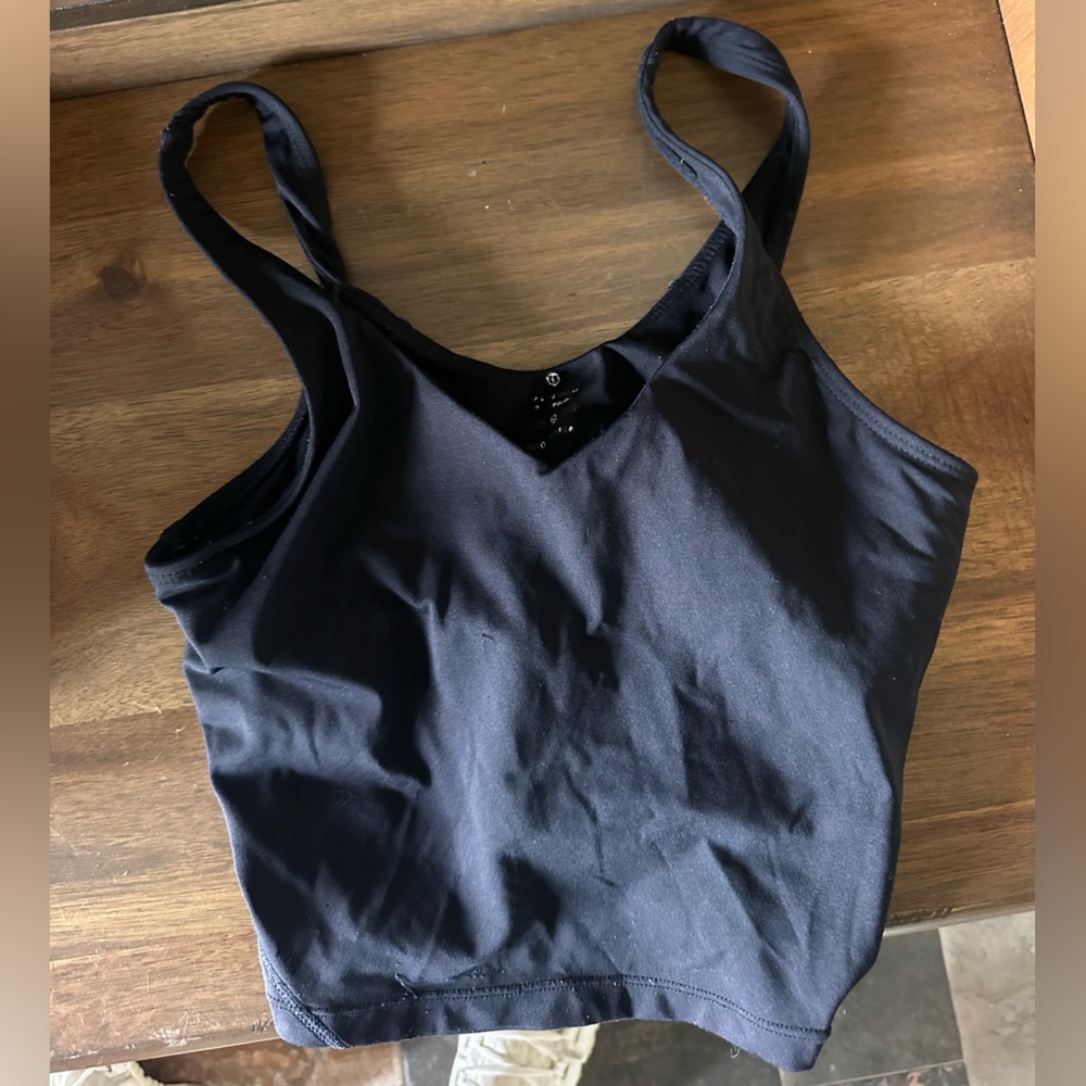 Black workout tank Top